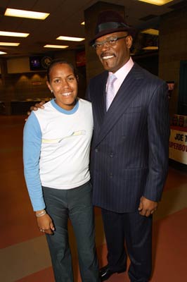 Samuel L. Jackson and Cathy Freeman