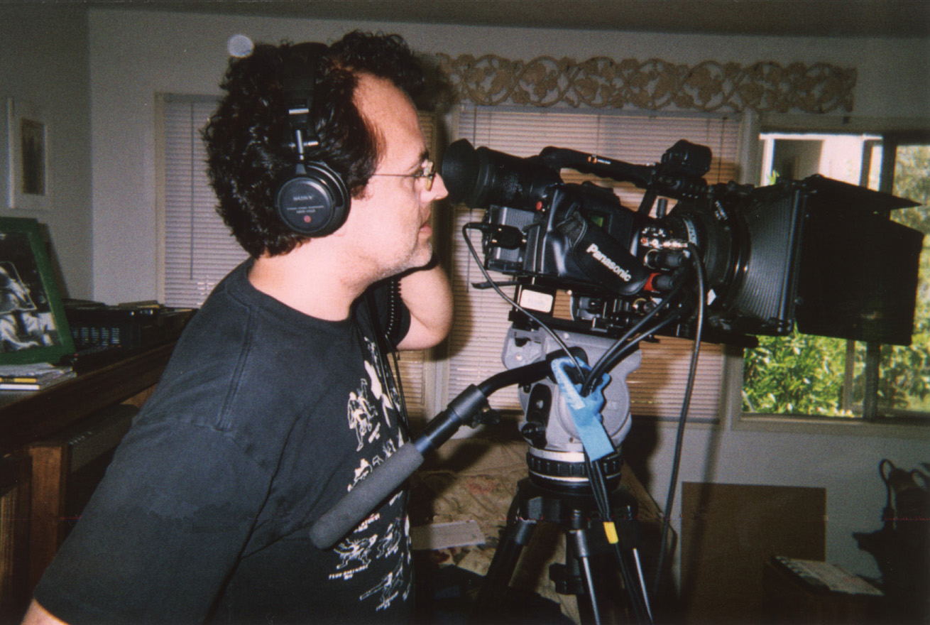 Steve Gelder directing his first award-winning short film, 
