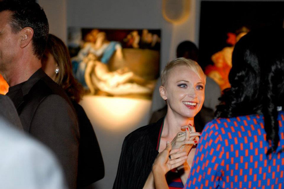 Charlotta Mohlin at The Summer Opening Of 'Gallery For The People' hosted by Harvey Weinstein and benefiting Elysium Project held at Mr. C Beverly Hills on June 28, 2012 in Beverly Hills, California.