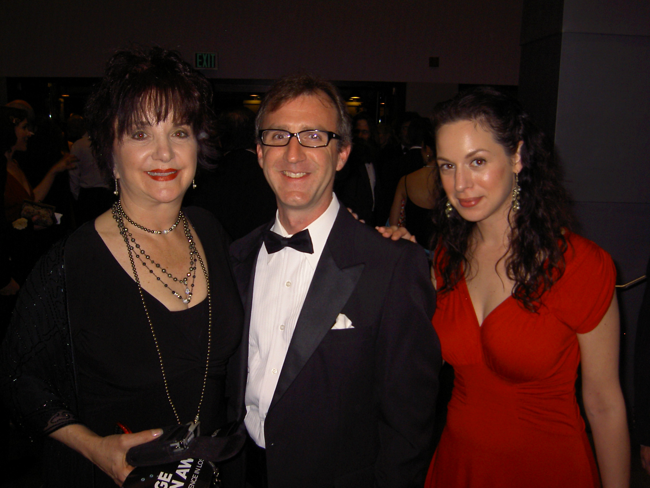 Actress Leigh Garlington, actor Jason Duplissea, and actress Genevieve Zweig at LA Stage Alliance Awards (2011)