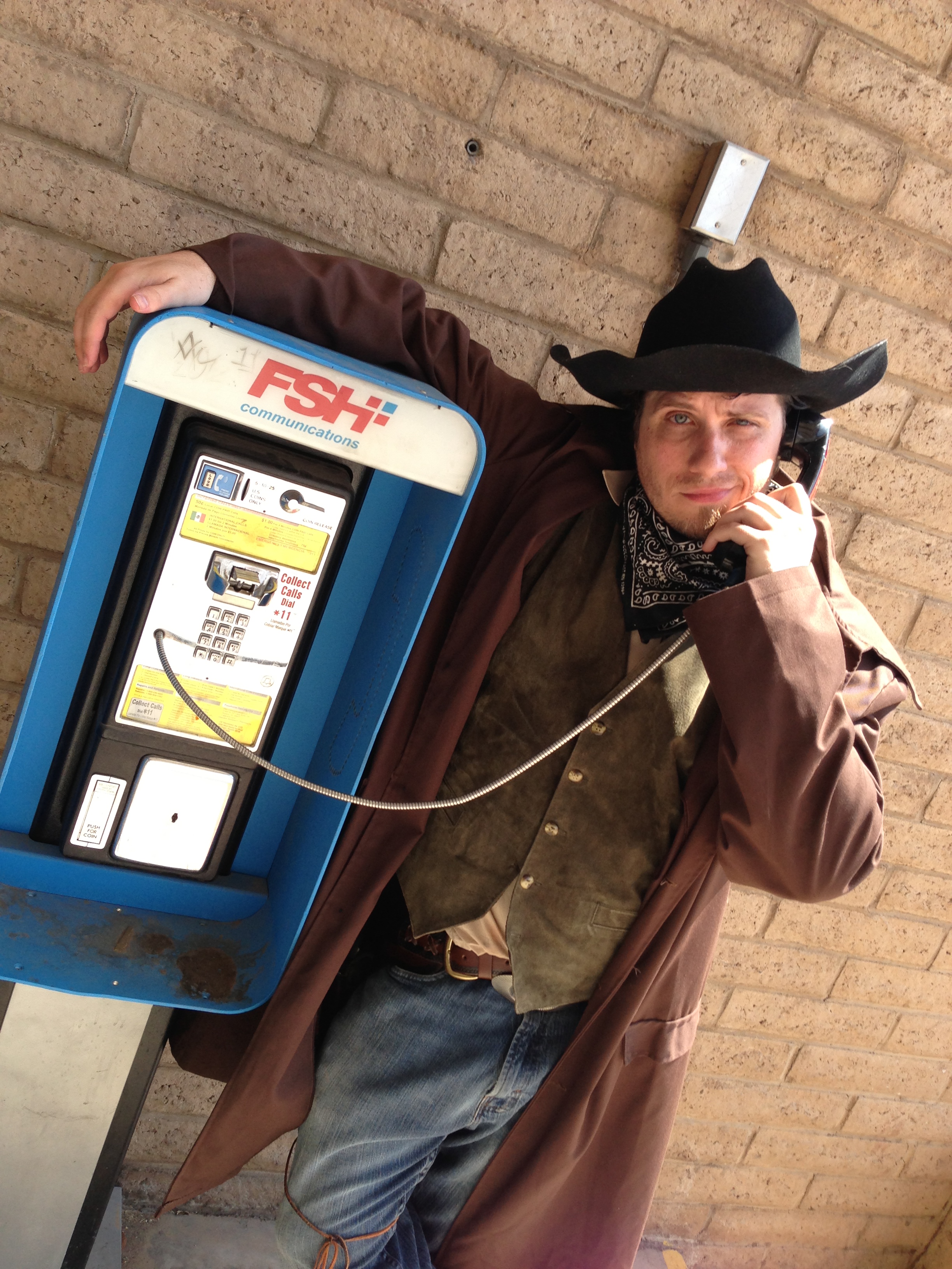 Playing a 1800s cowboy stuck in modern times for 