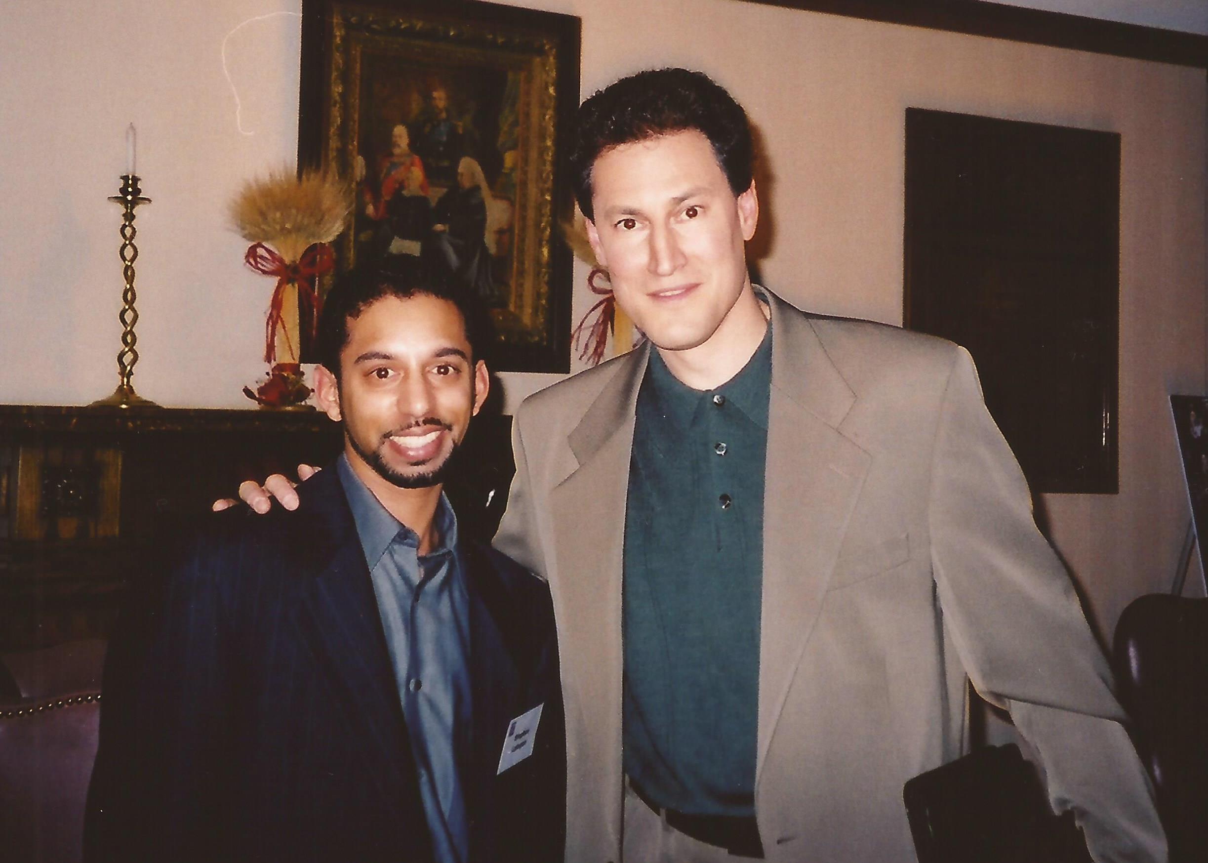 Stephen Lategan and Steve Paikin at the Albany Club (2002)