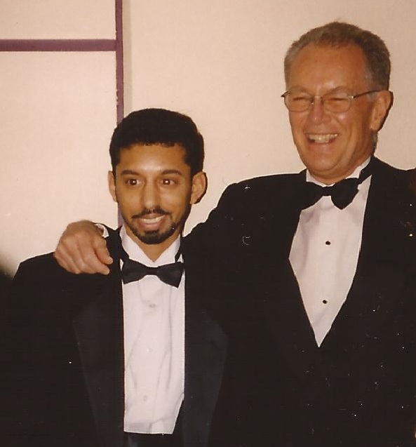 Stephen Lategan and Bruce Gray at the 1998 Gemini Awards.