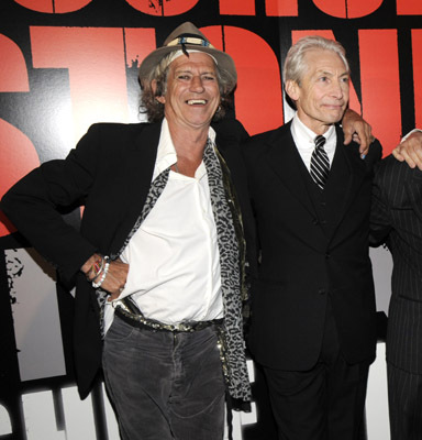 Keith Richards and Charlie Watts at event of Shine a Light (2008)