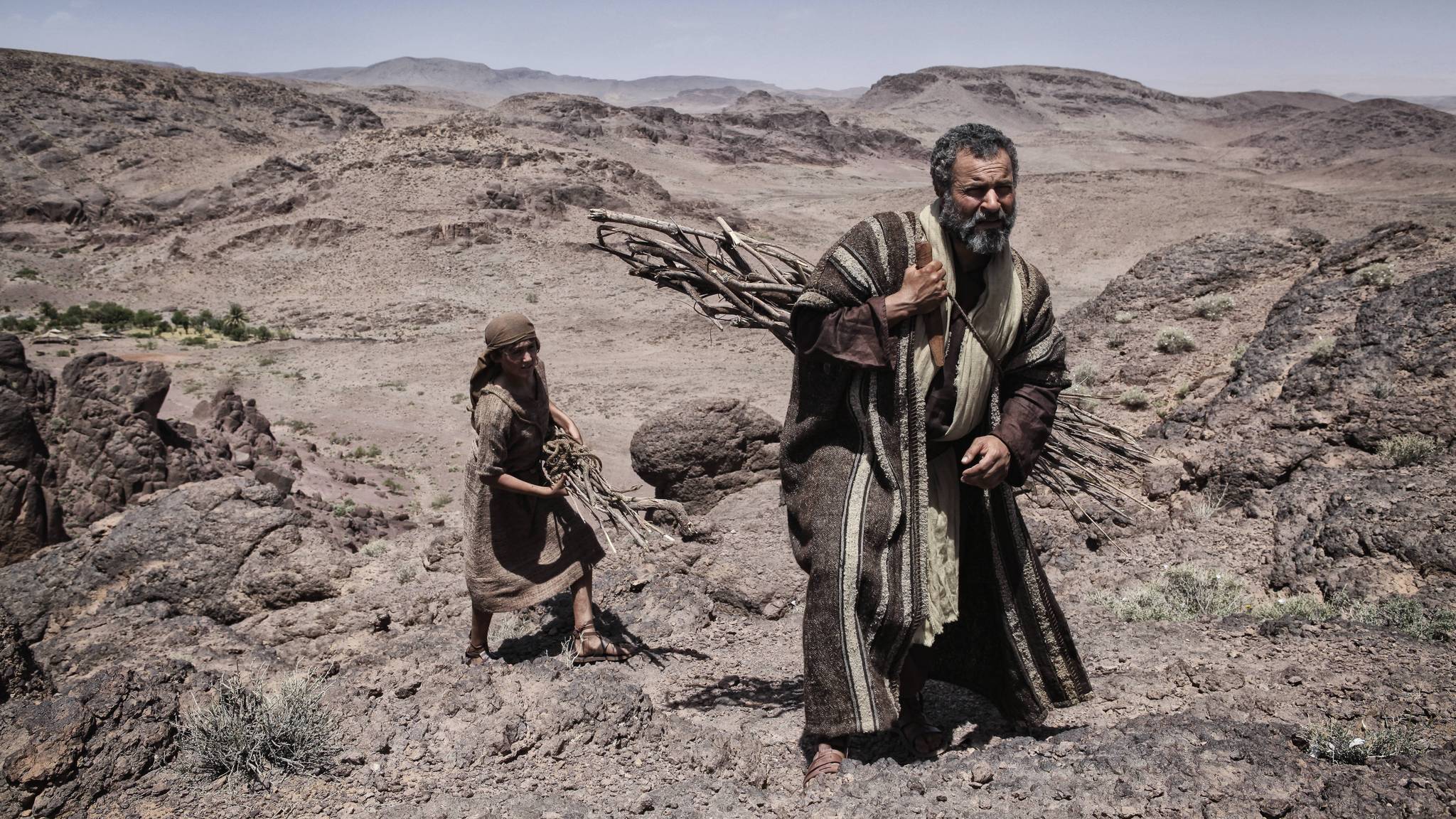Still of Gary Oliver and Hugo Rossi in The Bible (2013)