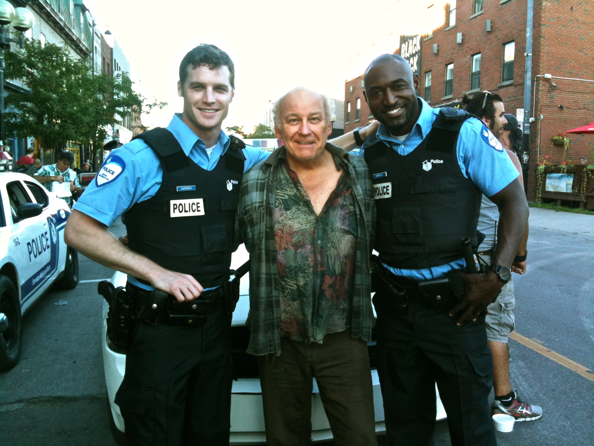 Jared Keeso and Adrian Holmes. Me and The Boys in Blue from BRAVO Canada's Hit TV Series: 19-2.