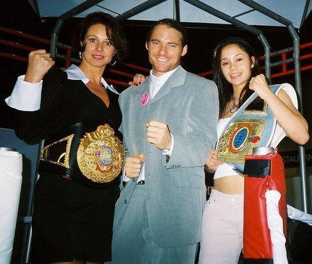 National Association of Television Program Executives Convention 2005 Las Vegas Women Championship Boxers (Current Belt holders) Cable Boxing Show called 
