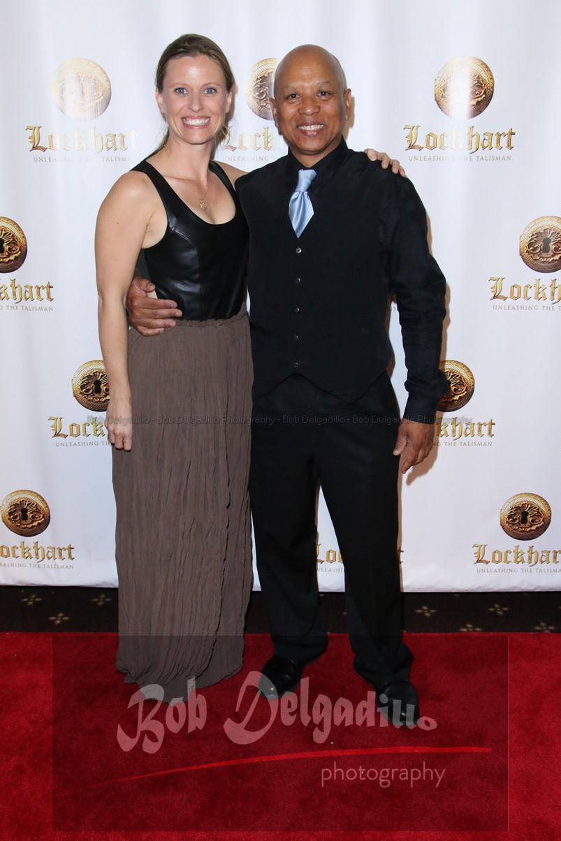 Kristie Reeves and Ewart Chin at the LA Premiere of 