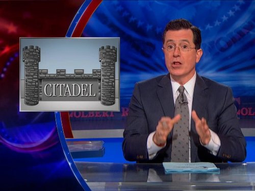 Still of Stephen Colbert in The Colbert Report (2005)