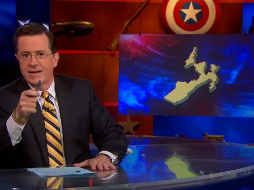 Still of Stephen Colbert in The Colbert Report (2005)