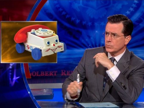 Still of Stephen Colbert in The Colbert Report (2005)