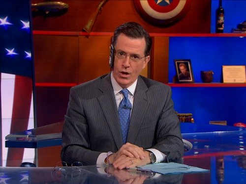 Still of Stephen Colbert in The Colbert Report (2005)