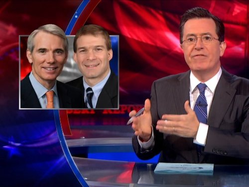 Still of Stephen Colbert in The Colbert Report (2005)