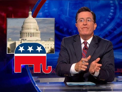 Still of Stephen Colbert in The Colbert Report (2005)