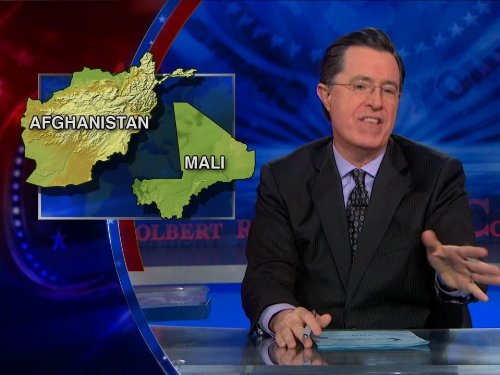 Still of Stephen Colbert in The Colbert Report (2005)