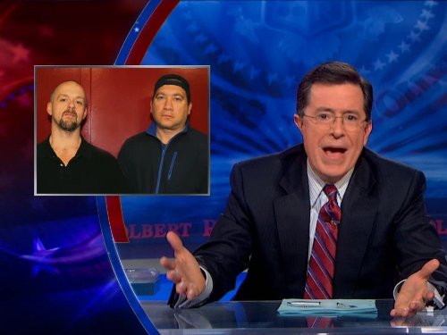 Still of Stephen Colbert in The Colbert Report (2005)