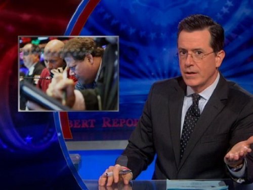 Still of Stephen Colbert in The Colbert Report (2005)