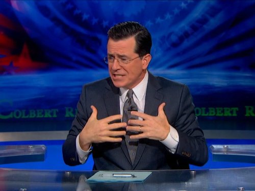 Still of Stephen Colbert in The Colbert Report (2005)