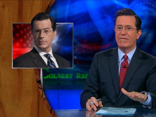 Still of Stephen Colbert in The Colbert Report (2005)