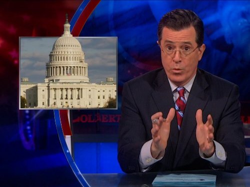 Still of Stephen Colbert in The Colbert Report (2005)