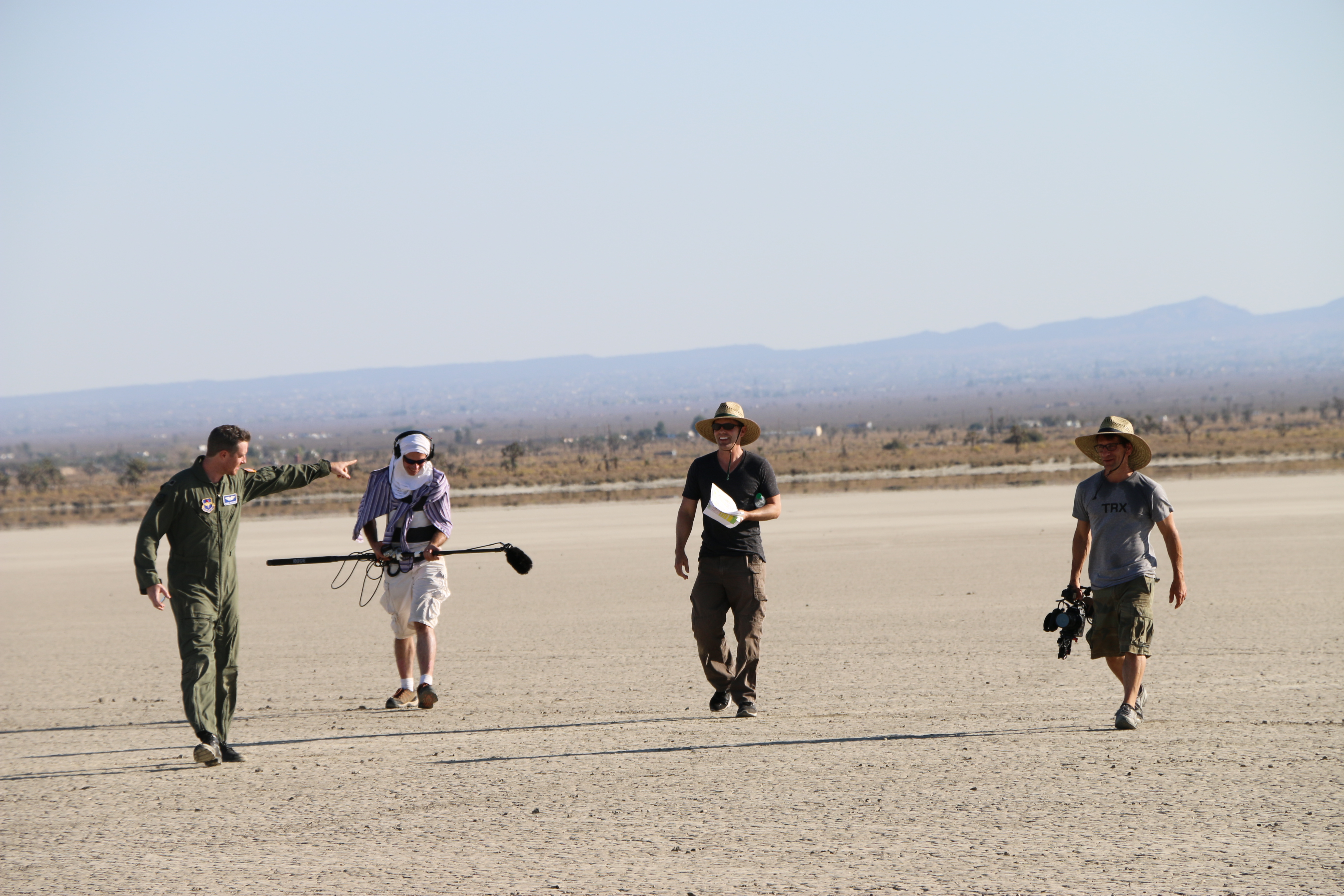 On location at El Mirage for director/producer Richard Handley's 