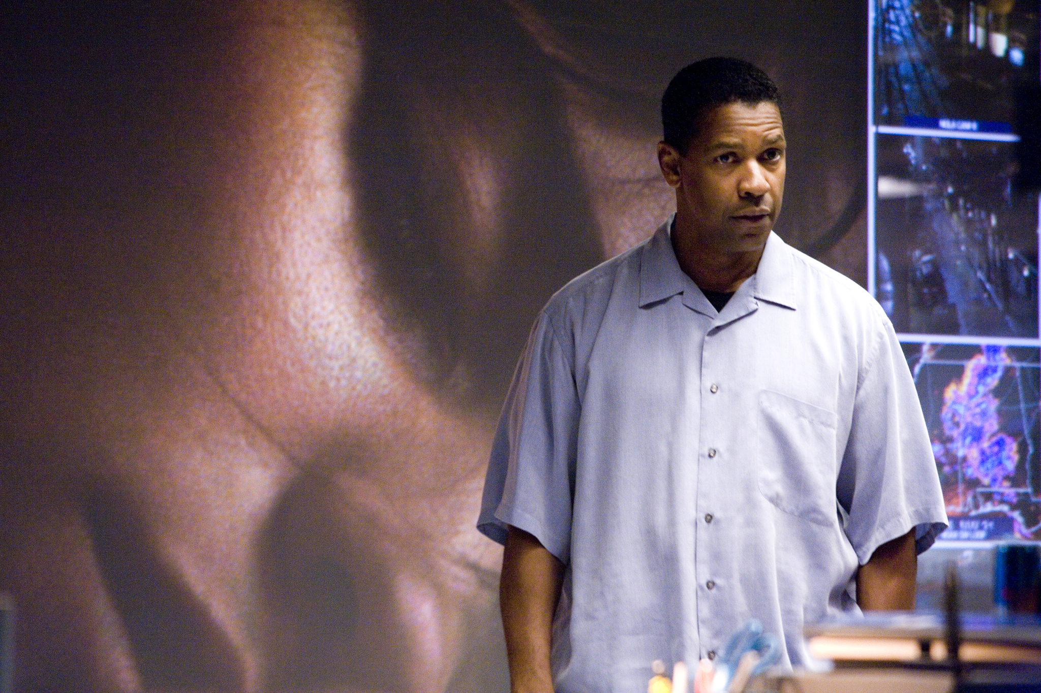 Still of Denzel Washington and Paula Patton in Deja Vu (2006)