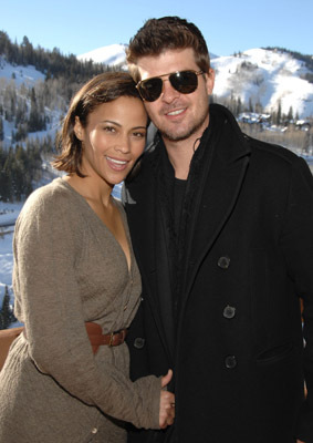 Robin Thicke and Paula Patton at event of Precious (2009)