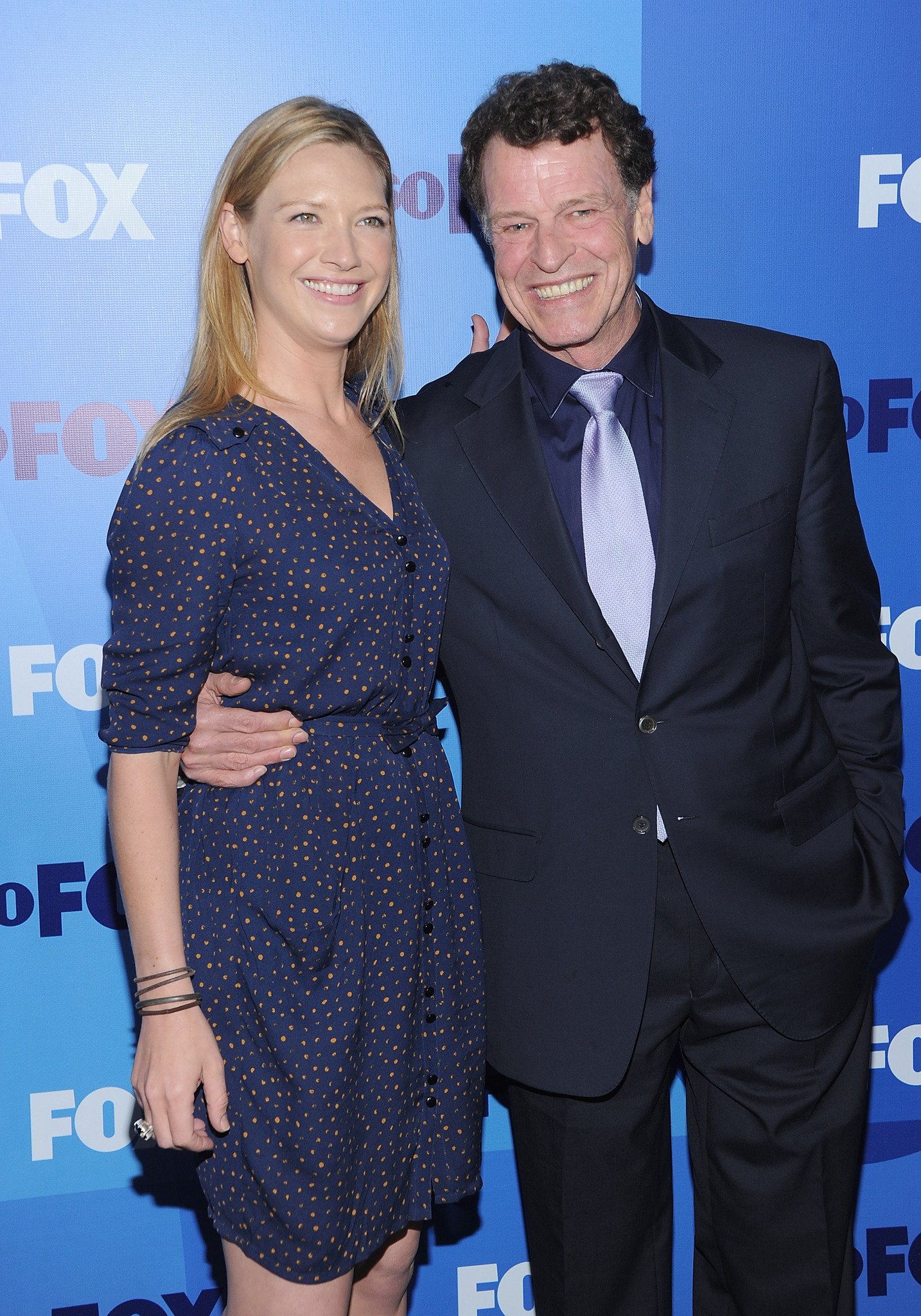 John Noble and Anna Torv