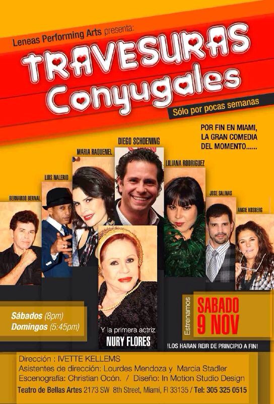 Travesuras Conyugales (play-Miami, Fl)