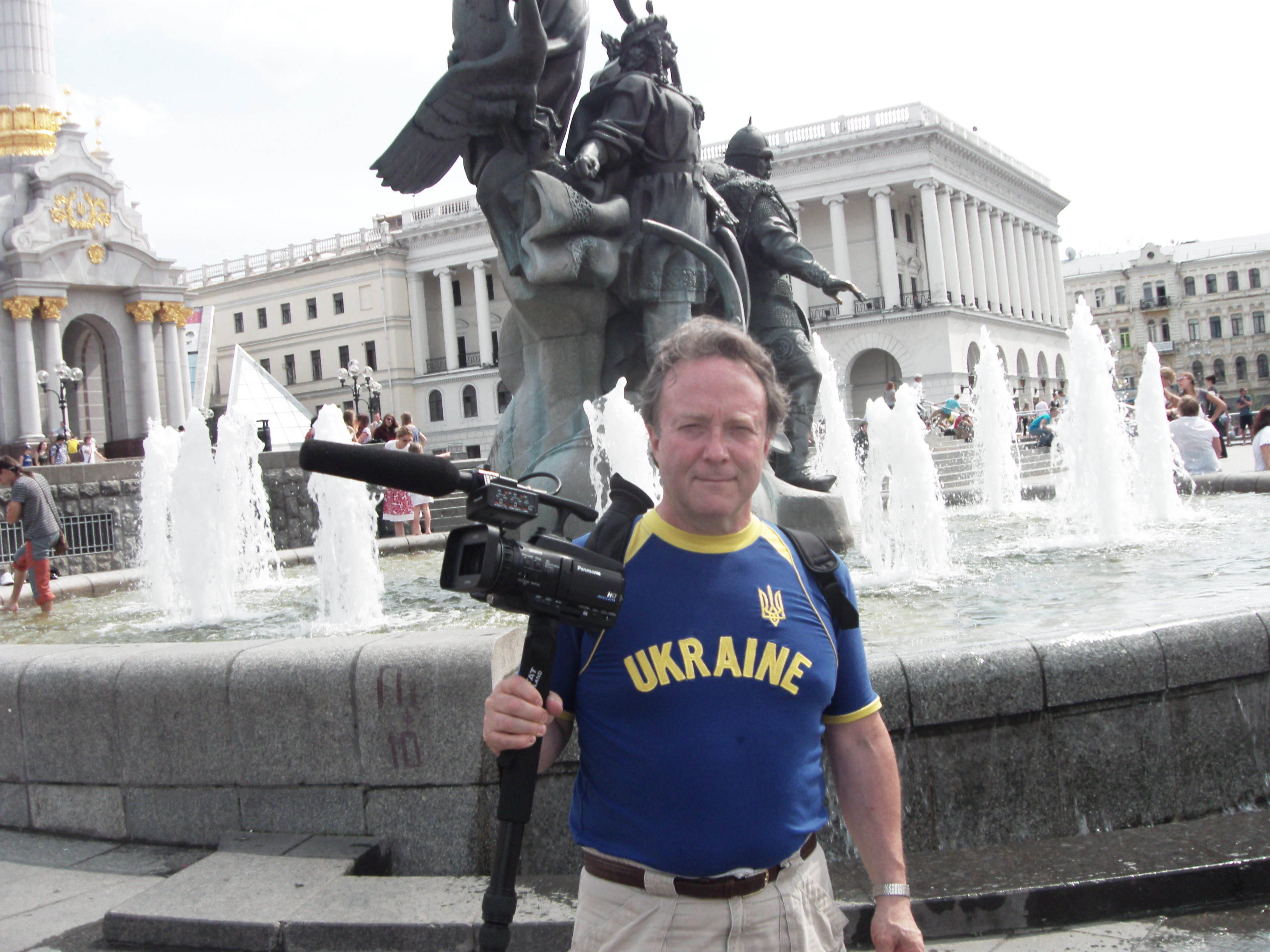 On location in Kiev, Ukraine