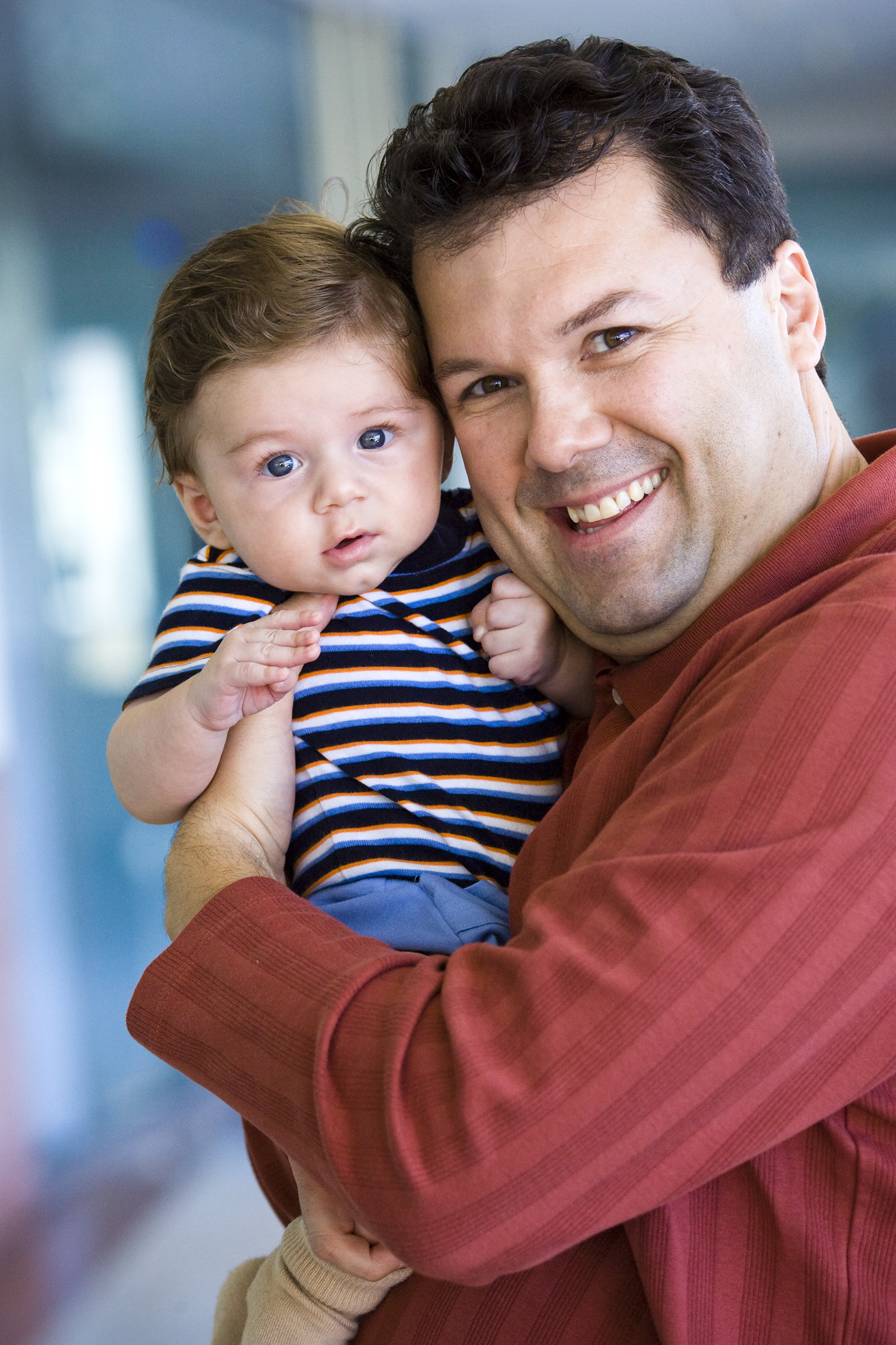 Al with his son Sterling who inspired him to write the feature script CEO Baby.