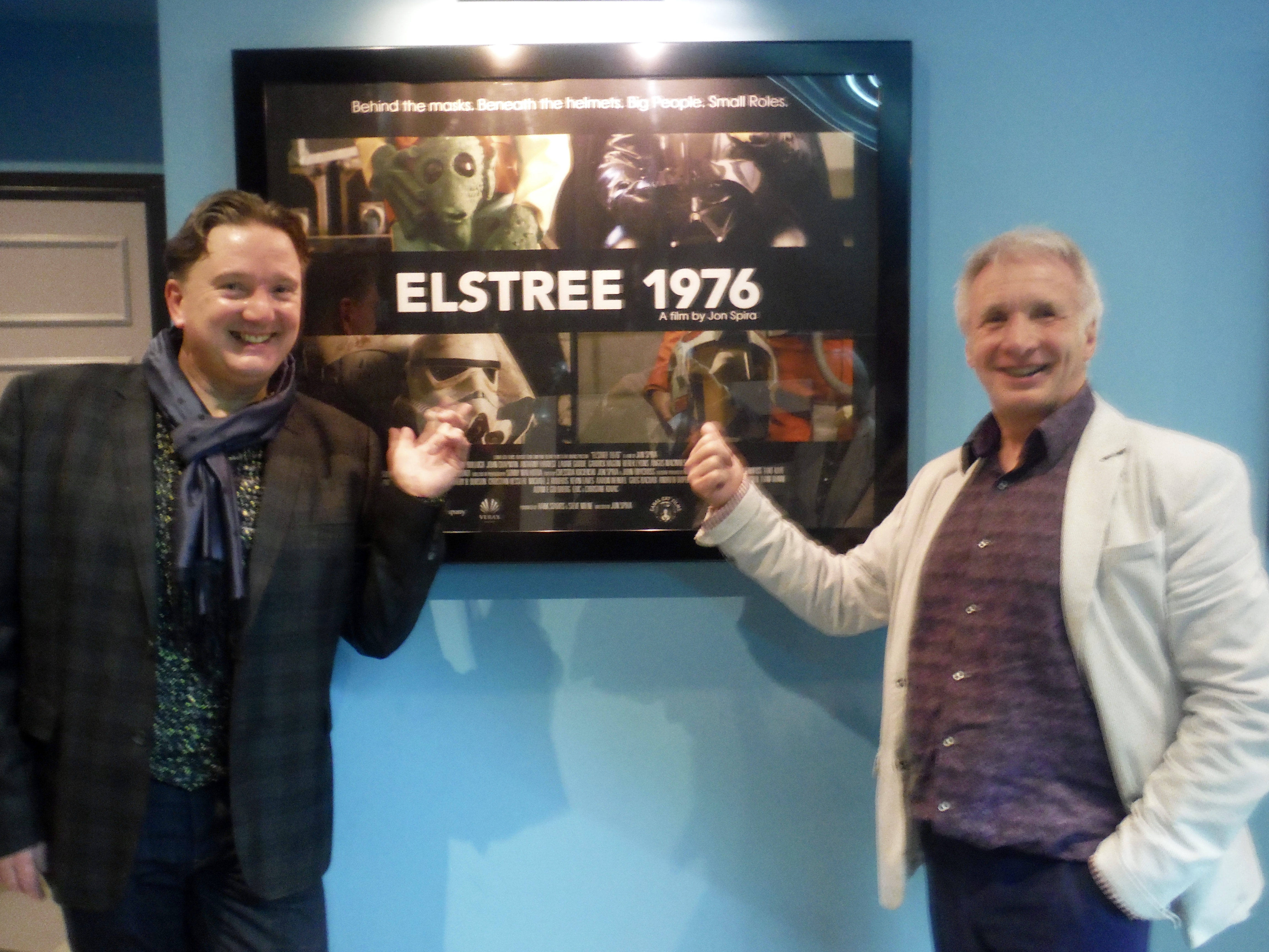 ELSTREE 1976 Me with John Chapman The World premier as part of the BFI London Film Festival at the Picturehouse Central on 9th October 2015