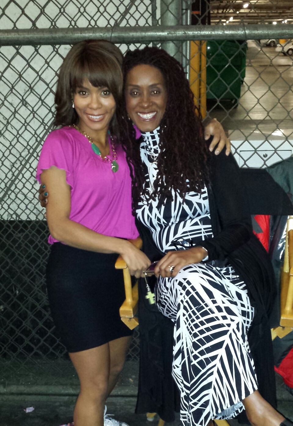 On the set of BLACK JESUS with Judge T.