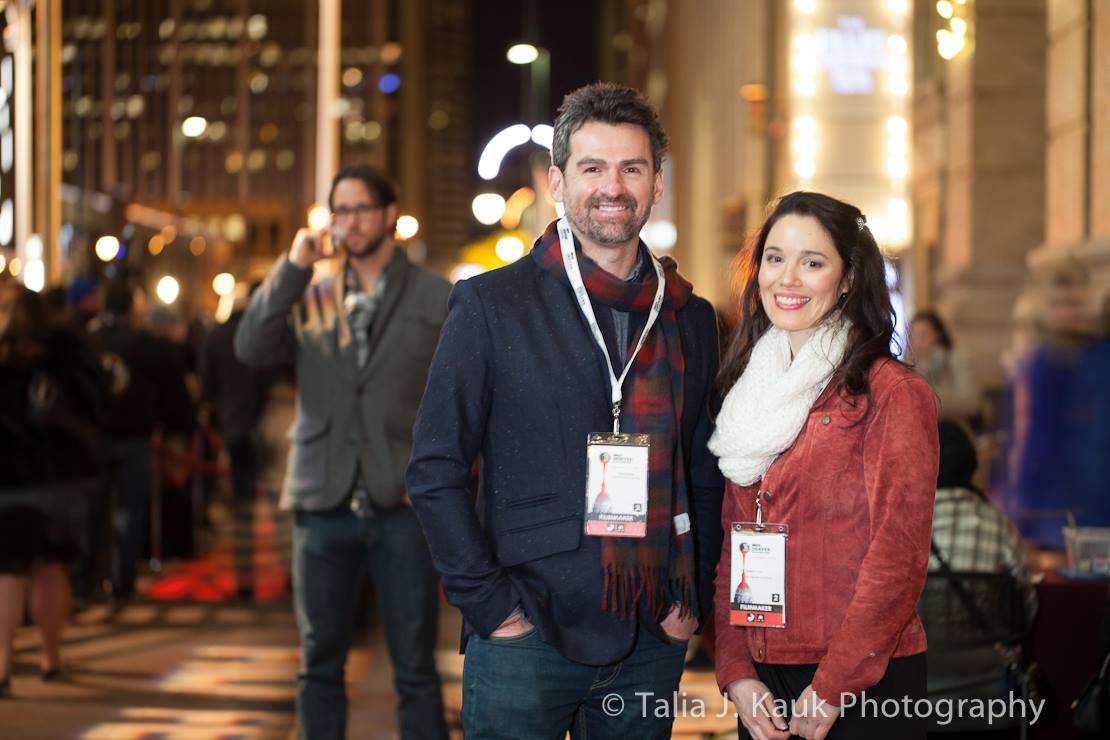 With co-star Marty Lindsey at the Starz Denver Film Festival