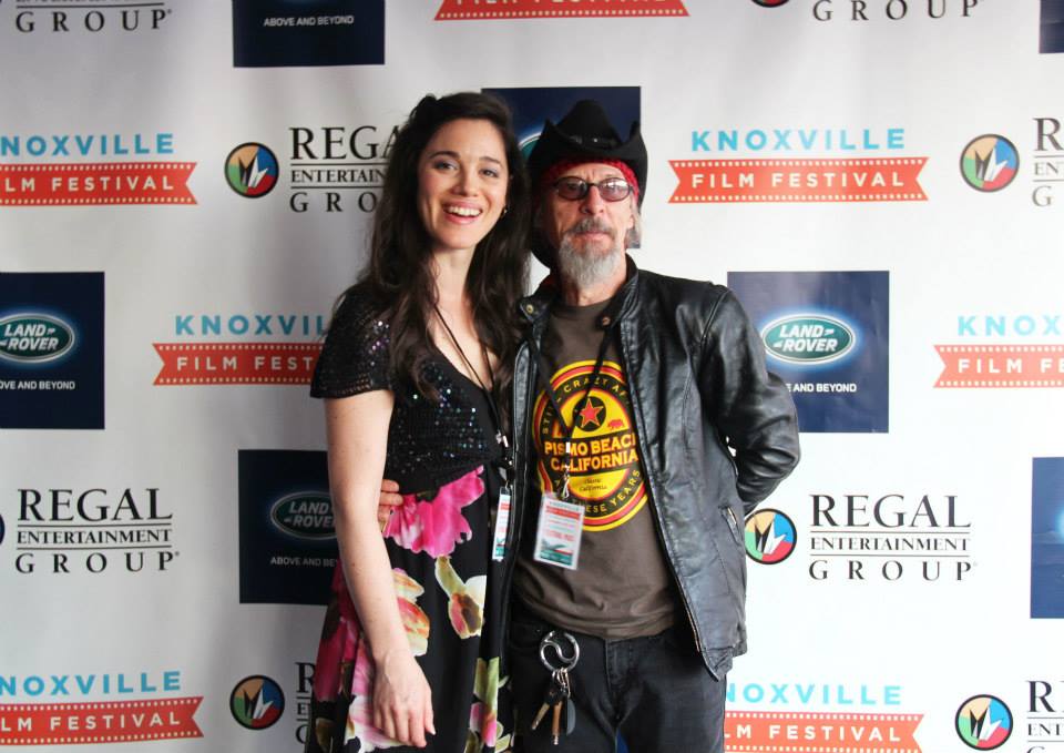 With co-star Phil Lee at Knoxville Film Festival