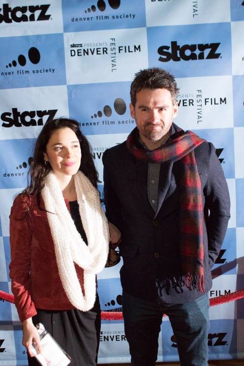 Red carpet photo with co-star Marty Lindsey, Starz Denver Film Festival