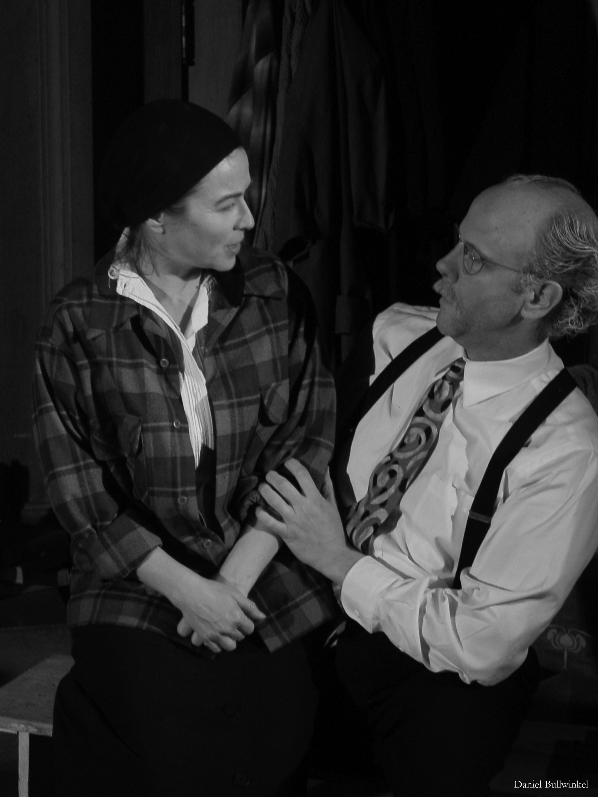 Pamela Gaye Walker as Georgia O'Keeffe and Jim Ortlieb as Alfred Stieglitz