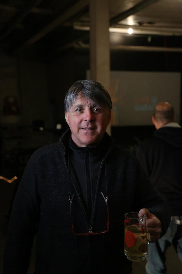 Igor Stephen Rados on the set of the Garage 2012