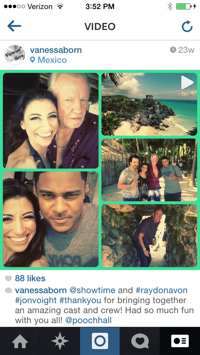 Check out Vanessa Born's Instagram for behind the scenes video and photos from the show 