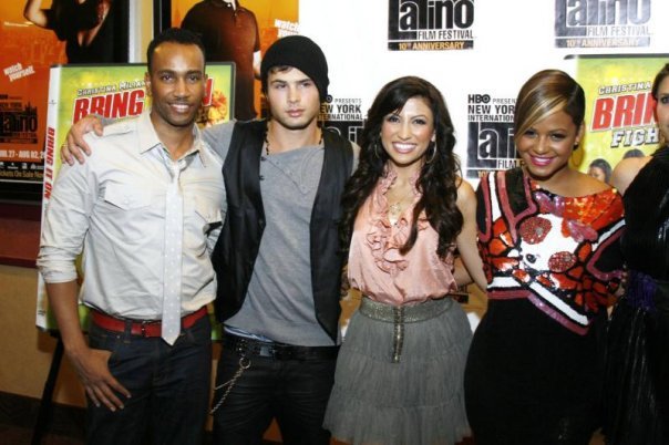 Bille Woodruff, Cody Longo, Vanessa Born, and Christina Milian