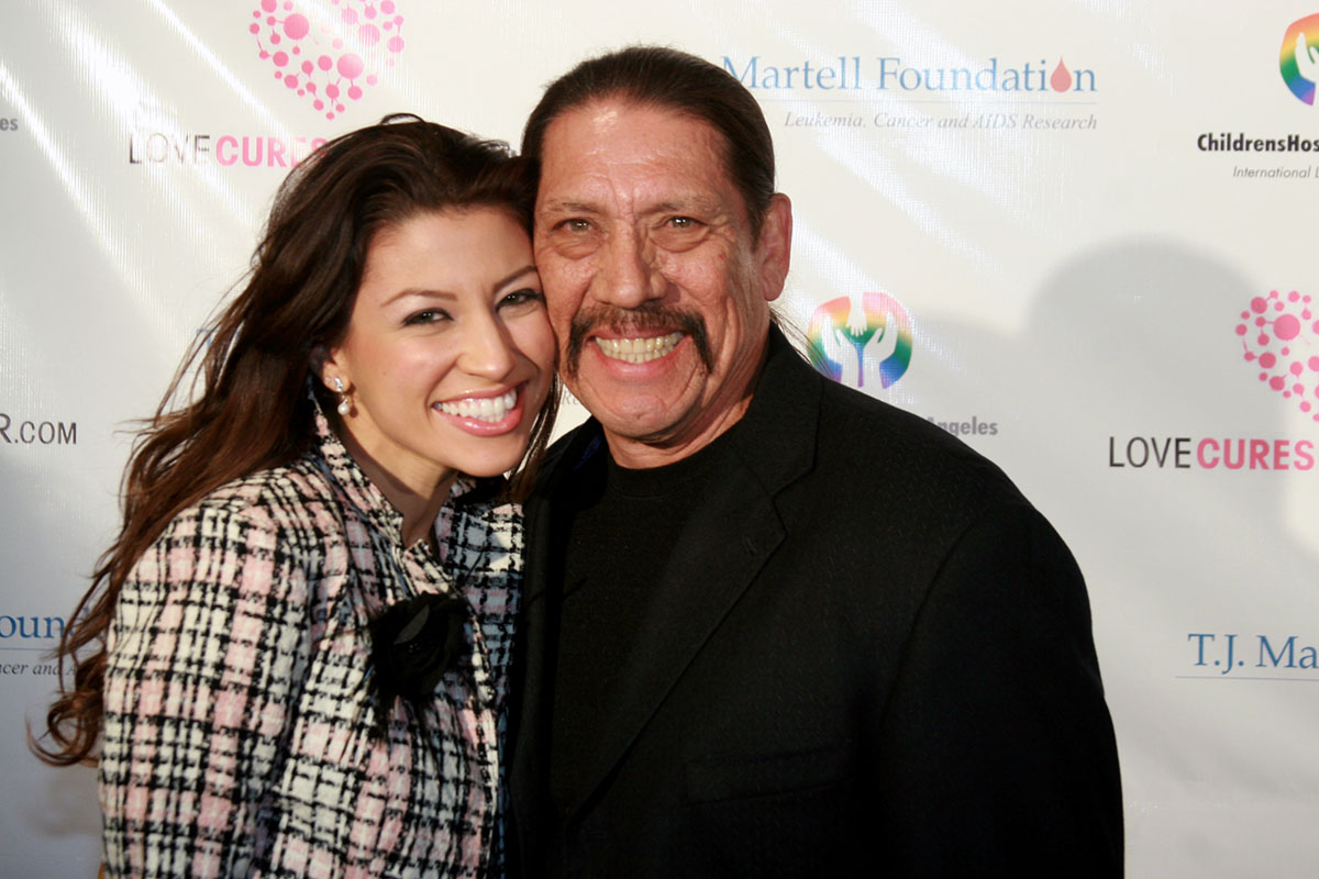 Vanessa Born and Danny Trejo