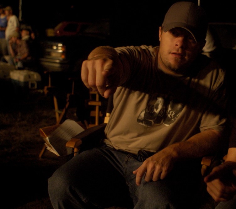 On the set of THE REAPING (2007)