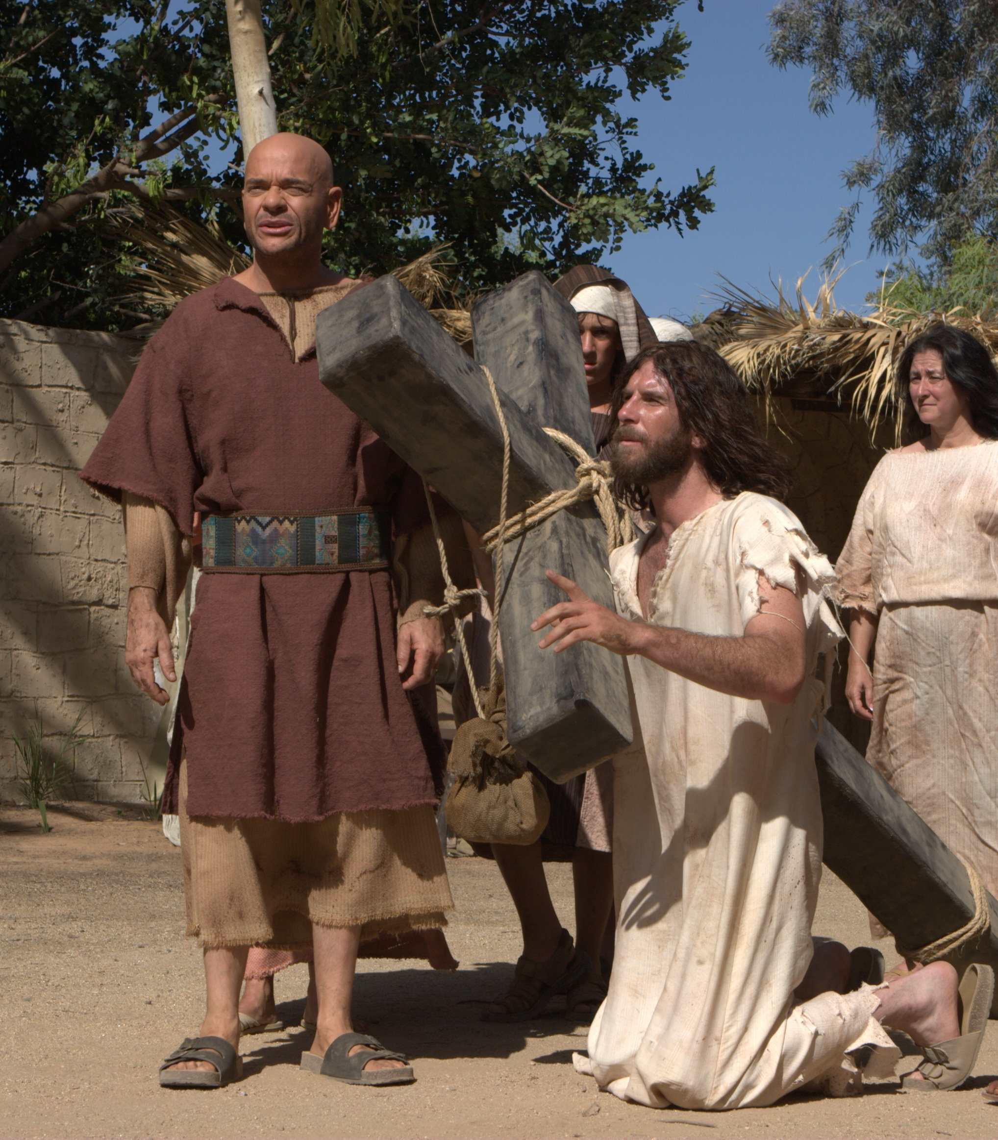 Robert Picardo and Clint James in The Blacksmith and the Carpenter.