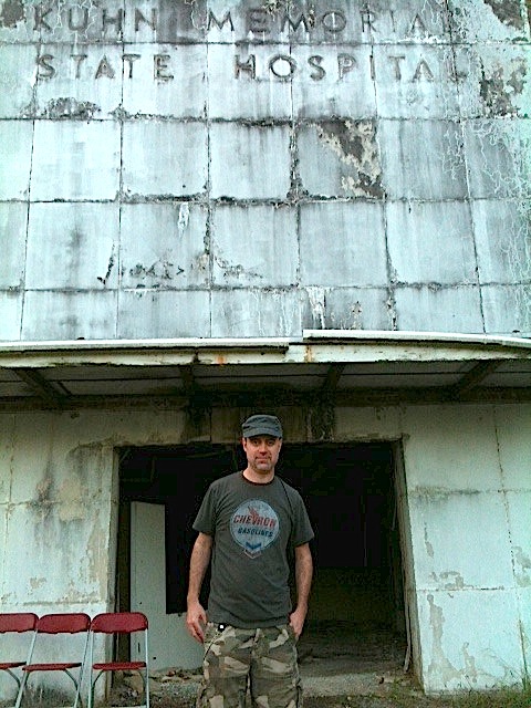 Padraig Reynolds out front of the State Hospital in Vicksburg.