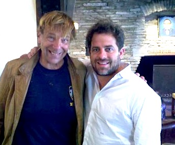 Bob DeBrino & Brett Ratner at Brett's home.