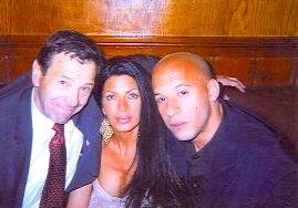 Bob DeBrino and cousin Trish & Vin Diesel at Find Me Guilty Premiere in New York City