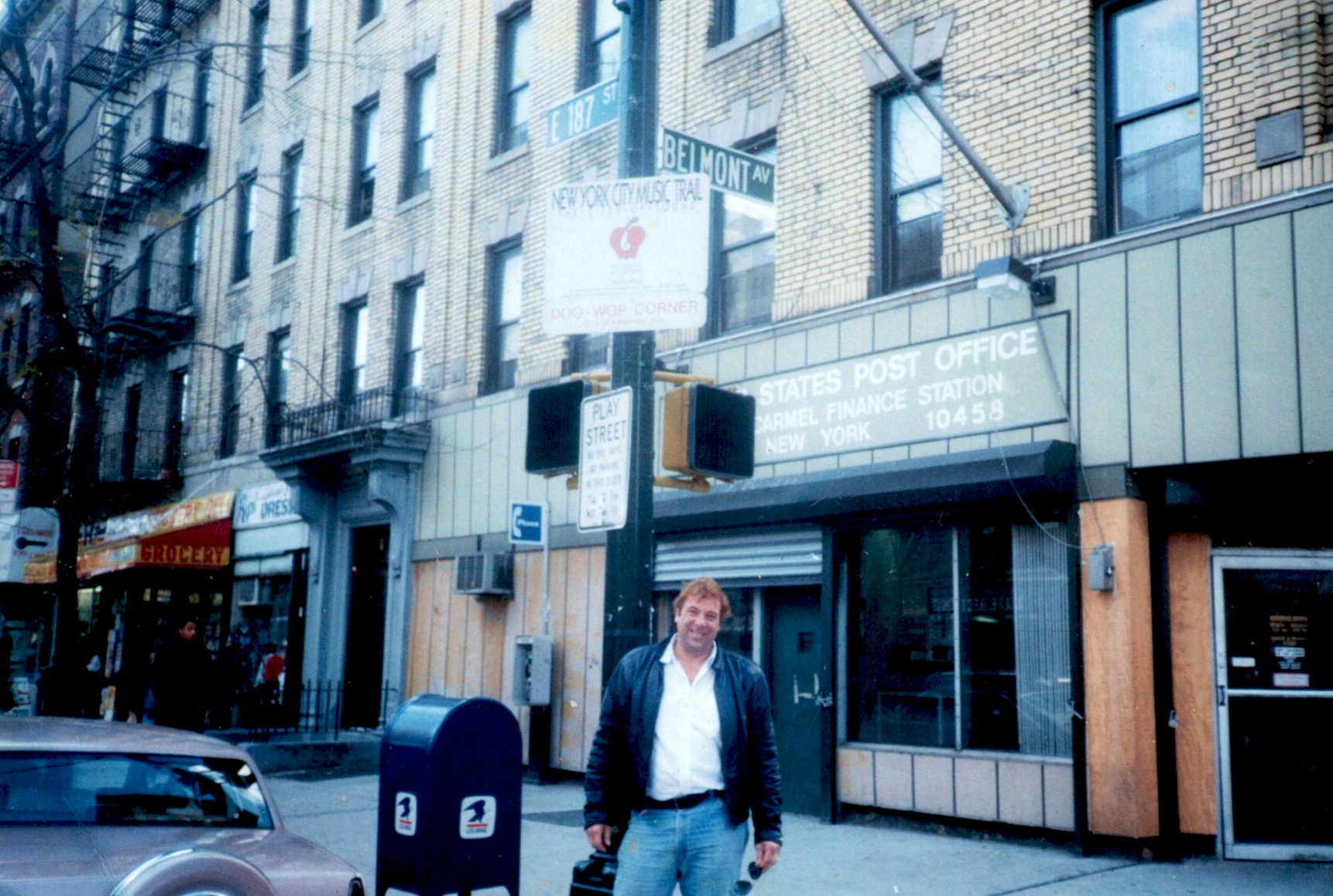 Bob DeBrino at Belmont and E 187th St.