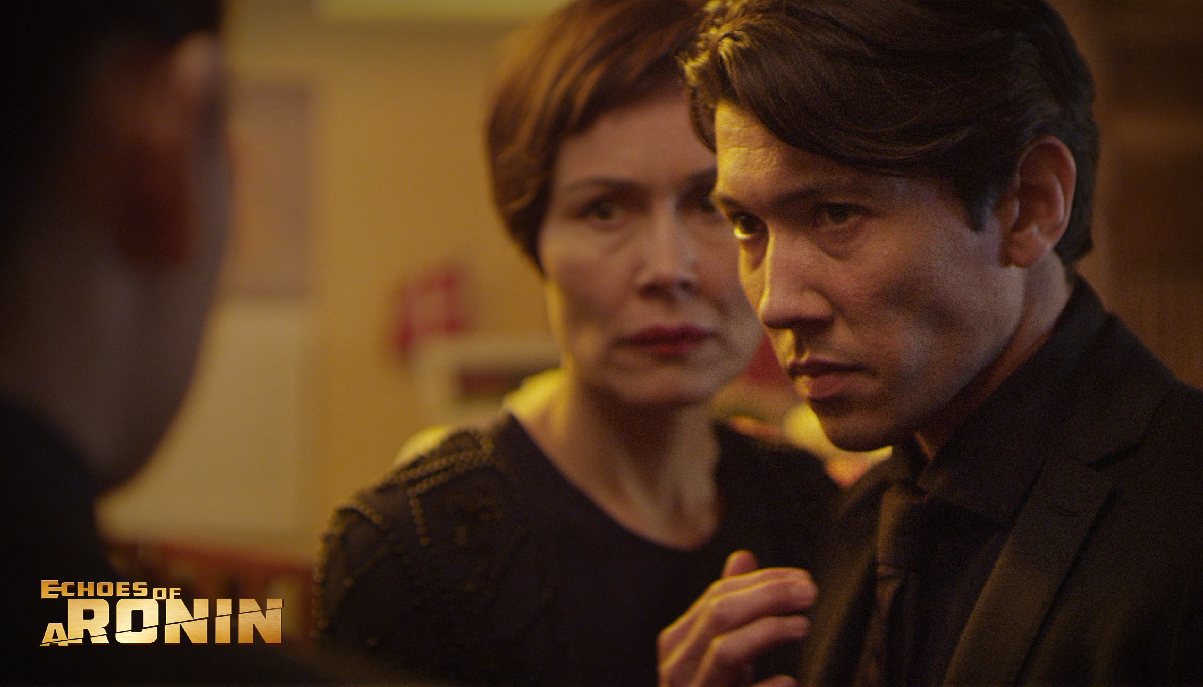 David Sakurai & Nukaka Coster Waldau in Echoes of A Ronin.