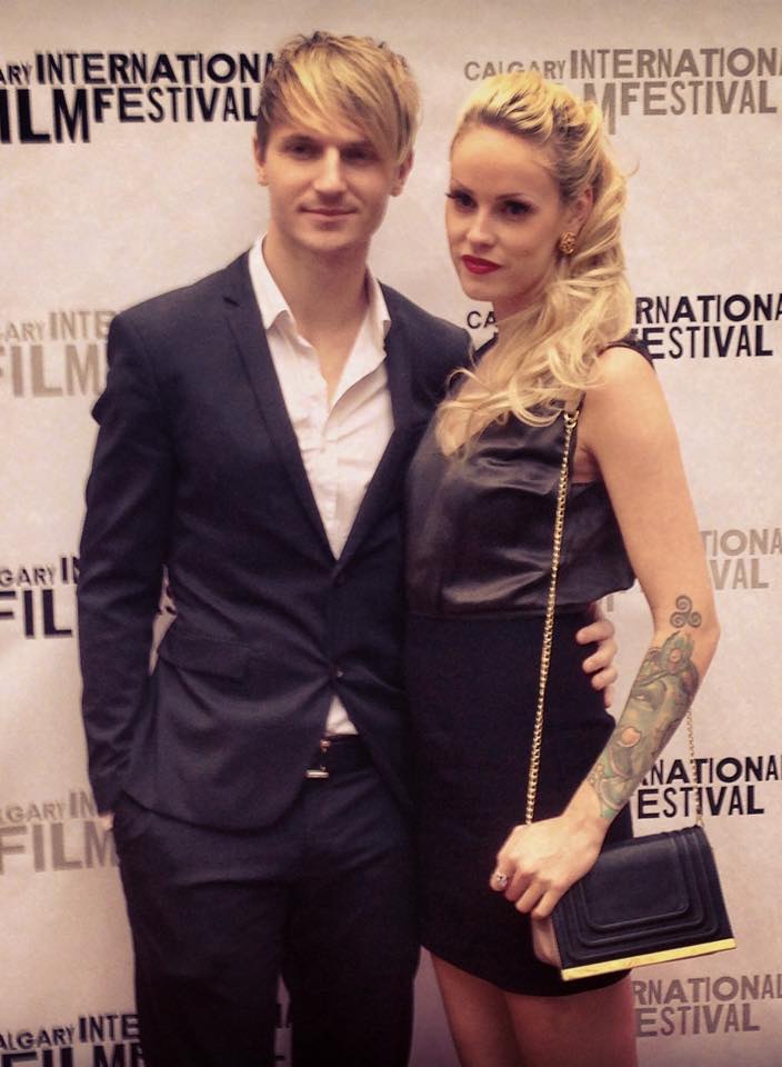 Actor, Chad Rook and Singer/Songwriter, Dani Jean at the Calgary International Film Festival.