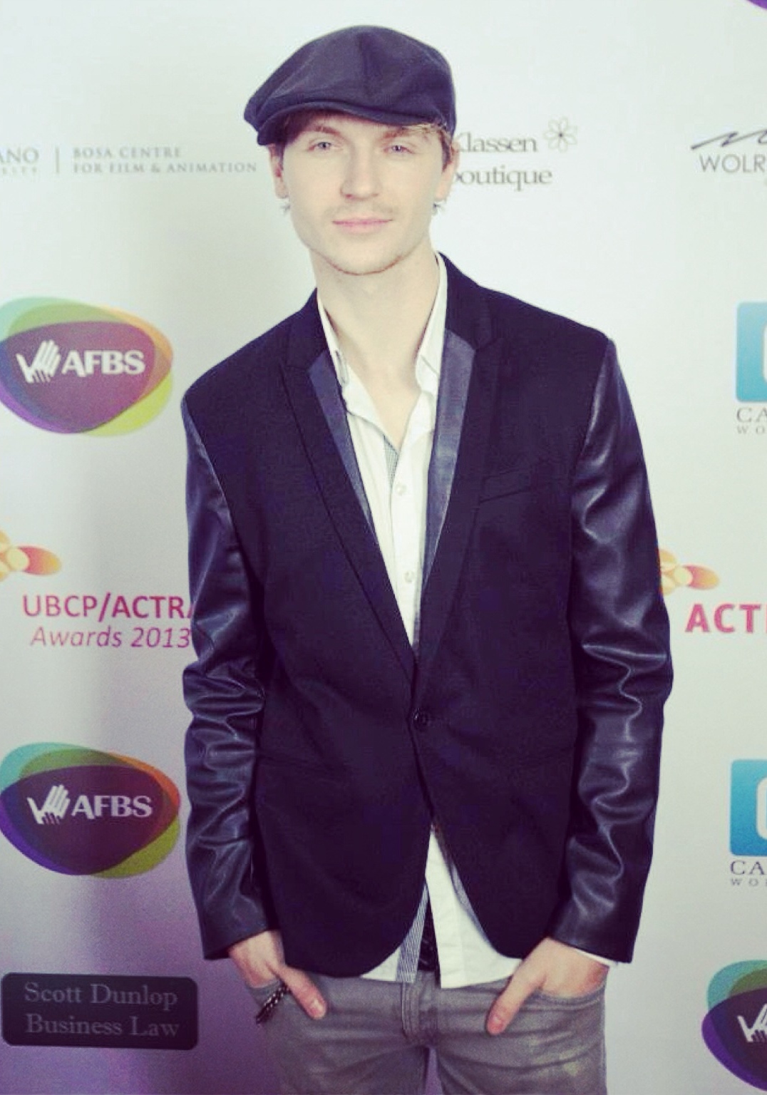 Chad Rook at the UBCP/ACTRA Awards